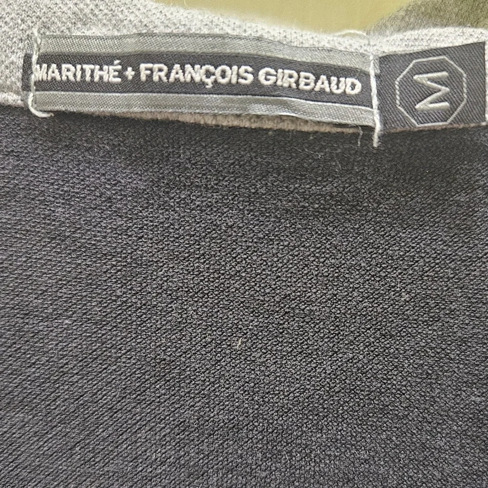 Marithe‎ Francois Girbaud Polo Shirt Mens, Metal Logo, Cotton Blend, Casual